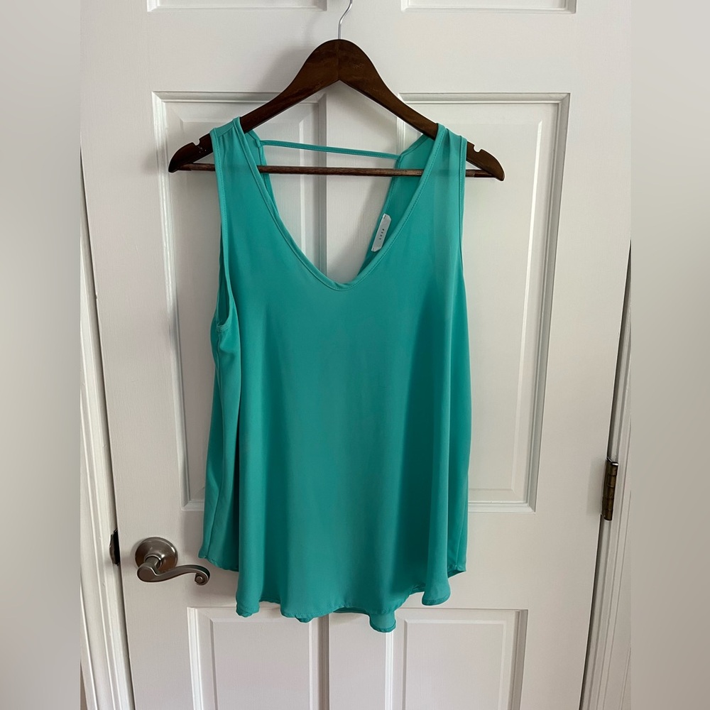 Lush Turquoise green sleeveless top